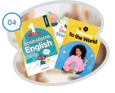 다양한 자체 제작 교재